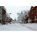 Frederick: Church street - Downtown during 2010 snowstorm