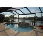 Cape Coral: : Pool and Lanai canal view