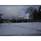 Lake of the Pines: golf course covered in snow