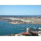 San Diego: : San Diego_Airport_County Administration Building_Bay_Ocean_Airplane