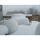 Palmer Lake: Snow on the deck