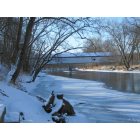 Noblesville: Potter's Bridge & White River in the Winter