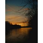 Hersey: Muskegon River Sunset