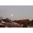 Towson: Full Moon Over Rowhouses