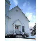 High Shoals: Snowy Scene of Country Church in Town of High Shoals