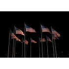 Nitro: Flags over Nitro at night