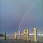 Newport: : Rainbow @ Nye Beach Circle Febuary 2011