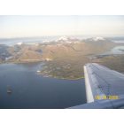 Metlakatla: flying over Metlakatla on Alaska Airlines