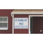 St. Marie: Post Office at Saint Marie Montana