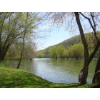Tidioute: The Allegheny River along Route 62 in Gravel Gulch