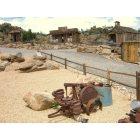 Yarnell: Ghost town, partially restored, at Big Tom's in Yarnell