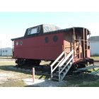 Orrville: Old Caboose at the Train depot
