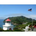 Trinidad: : Trinidad Memorial Lighthouse above Trinidad Bay California