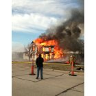 York: Controlled burning downtown