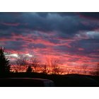 Binghamton: Sunset on the South Mountain (southside Binghamton)