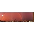 Medina: : Rainbow @ night in front of Payless Shoes