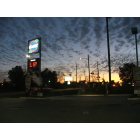 St. Marys: : Sunset at the Clark's Station - Monday evening, October 10, 2011