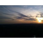 Plainville: sunset from mountain