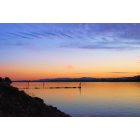 Kalama: : Sunset over the Columbia River, Kalama, WA