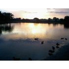 Dalworthington Gardens: Pappy Elkins Park At Sunset
