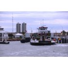Galveston: : Ferry terminal from seaside