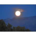 Albuquerque: : Clouds shrouding the moon over Albuquerque, NM