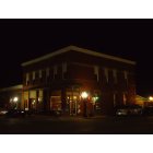 Smithville: : Downtown Heritage District at night