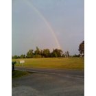 Hahnville: Rainbow over Hahnville..Champagne Dr