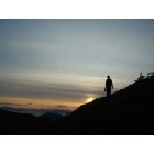 Ketchikan: : End of Dude Mountain Trail at dusk, Ketchikan, Alaska