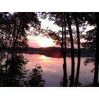 Hampden: sunrise on hermon pond in Hampden Maine july 2011