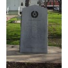 Fayetteville: Historical Marker in front of old courthouse.