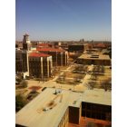 Lubbock: : View of Texas Tech campus and downtown Lubbock - Lubbock, Texas 2/29/2012