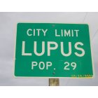 Lupus: Lupus sign.