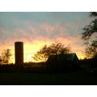 Shelbyville: sunset over shelbyville