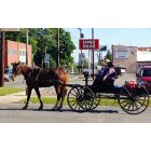 Mercer: : Amish buggy in Mercer, PA