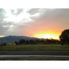 Albuquerque: : Early in the morning. View from the Kirtland AFB Pershing Housing