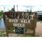 Marinette: River Walk Bridge