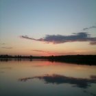Spooner: sunrise on cable lake