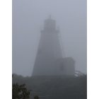 Plymouth: : Gurnet Light in the early Morning Fog