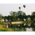 Brunswick: Balloons over Brunswick Lake and Dam