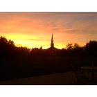 Elmhurst: Beautiful Sunset (Oct. 29th 2012) - Elmhurst College