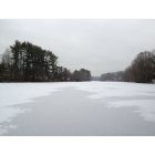 Fairfield: Fairfield lake - after snow