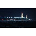 Mackinaw City: : Blue lights for Autism month
