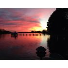 Easton: : Beautiful sunset on the Tred Avon