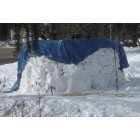 Clear Lake: : My neighbors igloo. Winter can be fun in Clear Lake