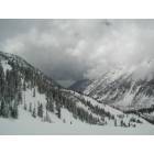 Salt Lake City: Low clouds over Little Cottonwood Canyon Rd