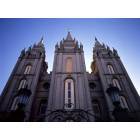 Salt Lake City: The Salt Lake Temple of The Church of Jesus Christ of Latter-day Saints, SLC, UT.
