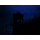 Roseville: Old Roseville Prison Guard Tower at night 1-11-06