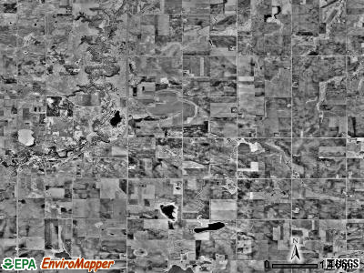 Lyons township, Minnesota satellite photo by USGS