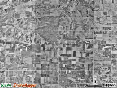 Wheeling township, Minnesota satellite photo by USGS